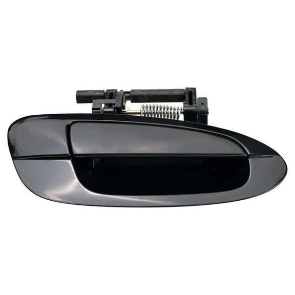 TRQ Door Handle Black Rear Outer Outside Passenger RH for 02-06 Nissan Altima DHA48876