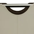 thumbnail image 4 of DecMode 12" Light Gray Leather Magazine Holder with Divided Inside, 4 of 14