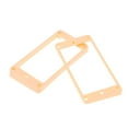 thumbnail image 4 of Paquete De 2 Anillos De Montaje De Pastilla De Crema Y Cuello Para Piezas De Instrumentos Musicales Baoblaze Marco curvo de guitarra, 4 of 8