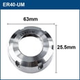thumbnail image 1 of qifei ER8-ER40 A/M/UM Collet Clamping Nuts For CNC Lathe Milling Router Bit Holder, 1 of 10