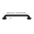 thumbnail image 2 of Joyrain ADA 500 lb Heavy Duty Grab Bar, 304 Stainless Steel Anti-Slip Wall Mount, 12-36 inch, Concealed Screws for Bathroom Toilet(Matte Black, 12"), 2 of 12