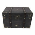thumbnail image 2 of Vintage Wooden Storage Box, Antique Wooden Box Wooden Storage Box With Lock Treasure Box With Password Lock Treasure Chest Film And Television Shooting Props, 2 of 8