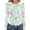 *B-Mint Green, variant on ClodeEU Women Long Sleeve Round Neck Tops ,Casual Trendy Slim Fit Floral Printed Tee A-Dark Blue,Womens Plus XL