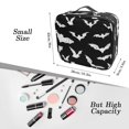 thumbnail image 2 of Bolsa organizadora de maquillaje gótica para Halloween de 9 canales con divisores ajustables, 2 of 8