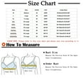 thumbnail image 2 of 2 Pack Bras for Women Plus Size Daisy Bras for Seniors Front Closure Wireless Sports Bras Comfortable Everyday Bra, 2 of 5