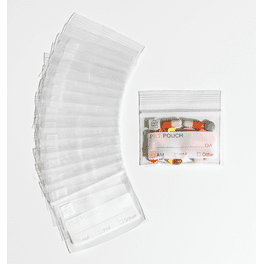 Ezy Dose Reusable Easy Medicine Packets Plastic Resealable Pocket Containers Disposable Pill Pouches 50 count Walmart