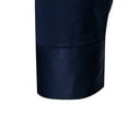 thumbnail image 7 of HAiming Mens Shirt Lapel Collar Button down Long Sleeve Casual Solid Color Dress Formal Business Tops, 7 of 7