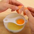 thumbnail image 5 of 30Pcs Egg Yolk Separator Safe Practical Hand Egg Tools Kitchen Cooking Gadgets Egg Dividers 12.7 x 6 cm, 5 of 5