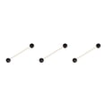 thumbnail image 1 of tamizeot Broche Épingle Décoration Mode Accessoire Robe Adulte Style Simple Épingles à Revers Long Type/noir 3Ensemble, 1 of 6