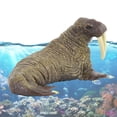 thumbnail image 3 of Estatuilla de animal, foca de elefante de morsa en miniatura, estatuilla de animal en miniatura, juguete modelo animal, artesanía superior, 3 of 6