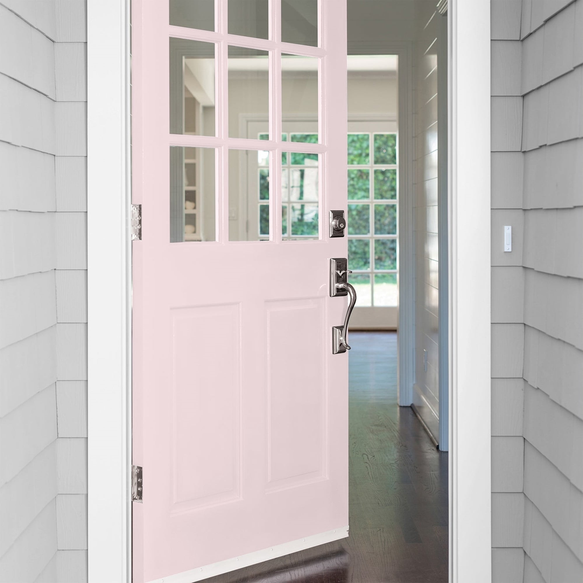 Glidden High Endurance Plus Sweet Bianca Semi Gloss Exterior Paint and Primer, 1 Quart