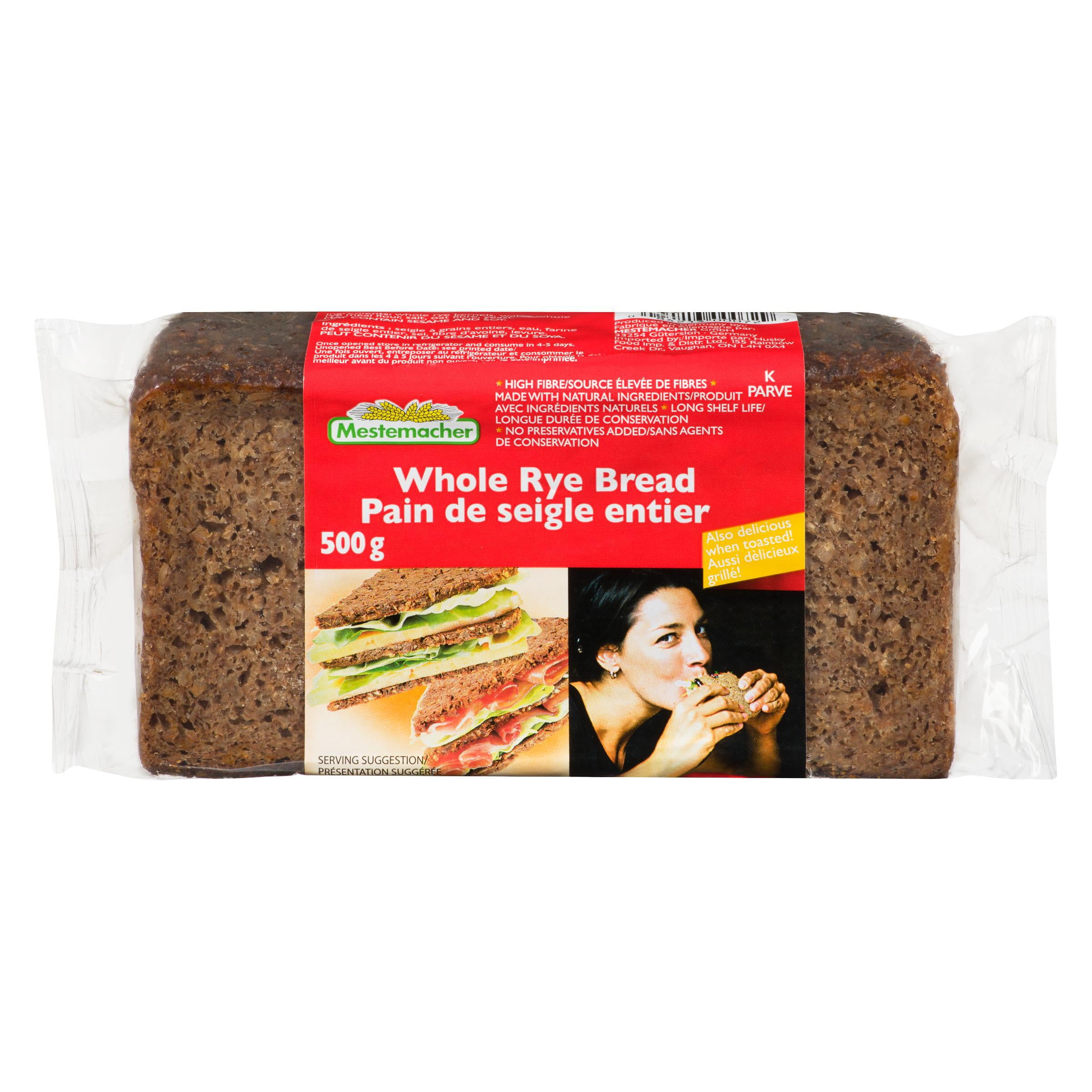 Mestemacher Whole Rye Bread, 500 g - Walmart.ca