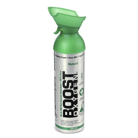 Boost Oxygen Natural 4 Pure Canned Oxygen Canister with 1 Pocket Sized