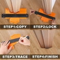 thumbnail image 6 of Contour gauge contour duplication gauge with lock - duplicator profile measuring tool irregular contour gauge - ideal for laminate, tiles and much more., 6 of 8