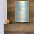 thumbnail image 5 of Luxe Metal Art 'Ark 2 Yellow' by Viv Eisner, Metal Wall Art, 12"x16", 5 of 9