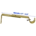 thumbnail image 3 of MERIVILLE Set of 2 Gold Curtain Drapery Rod Bracket for 3/4" Rod, Adjustable, 3 of 4