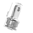 thumbnail image 2 of FONDOTIN 1Ensemble Bimini Flottant Embout en Acier Inoxydable 316 pour Kayak en Eau Salée, 2 of 8