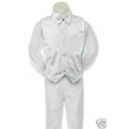 thumbnail image 3 of BABY BOY TODDLER KID TEEN EASTER FORMAL Baptism VEST BOW TIE SET SUIT WHITE S-20, 3 of 4
