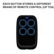 thumbnail image 4 of 250T-4RP 250K-SLIMR 250K-SLIMRP Garage Door Remote Control, 4 of 5