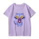 thumbnail image 1 of Pop cazadora para niña Demo-n Hunters Boys Girls Fashion Round-Neck Group Panels T Shirt （Purple）, 1 of 3