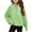 Green, variant on Atogsazn Half Zip Oversized Sweatshirt for Girls Kids Long Sleeve Pullover Sweatshirts Fashion Clothes Purple 5-6 Years