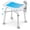 Blue, variant on Naipo Shower Stool Height Adjustable Round Bathing Chair Seat for Compact Tubs Safety for Adults, the Elderly, Pregnant Women, White