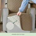 thumbnail image 3 of Reversible Recliner Cover - Pet & Kid Proof, Non-Slip, 2 Sizes (Fits Small/Large Chairs) - Soft Microfiber Furniture Protector, 3 of 7