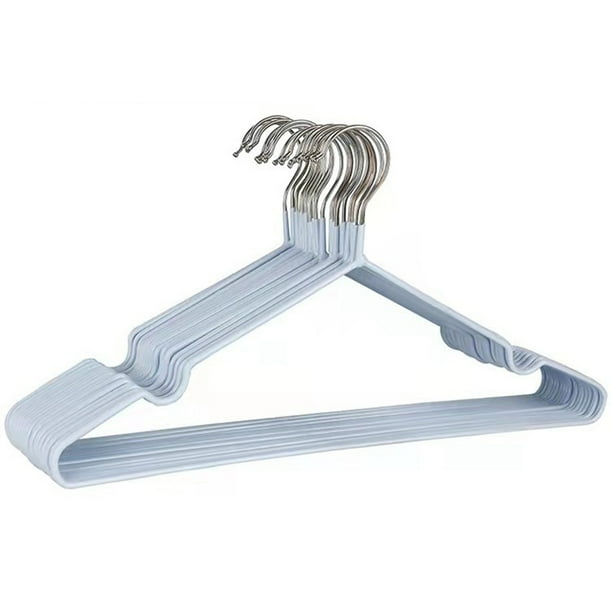 Percha Para Abrigos ANGGREK 10PCS 40cm Acero Inoxidable Perchero de Secado de Ropa