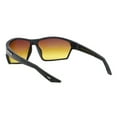 thumbnail image 3 of Xloop HD Lens Sunglasses Men's Wrap Around Rectangle Sports UV400 Glossy Black, 3 of 4