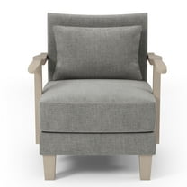 Furniture of America Khari Contemporary Upholstered Accent Chair, Gray