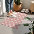 thumbnail image 4 of Pink Daisy Flower White Blooms Pattern Door Rugs,Washable Non Slip Door Mats Indoor,Decorative Door Mats,Entry Mat Indoor for Entrance,Bedroom,Kitchen,Bathroom,16"x24", 4 of 6