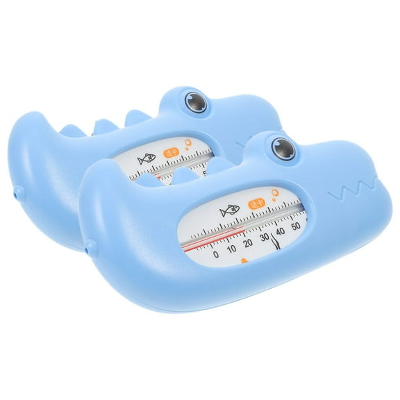 OULII 2Pcs Sky Blue Pool Thermometer Plastic Water Temperature Measuring Tool for Baths and Spas