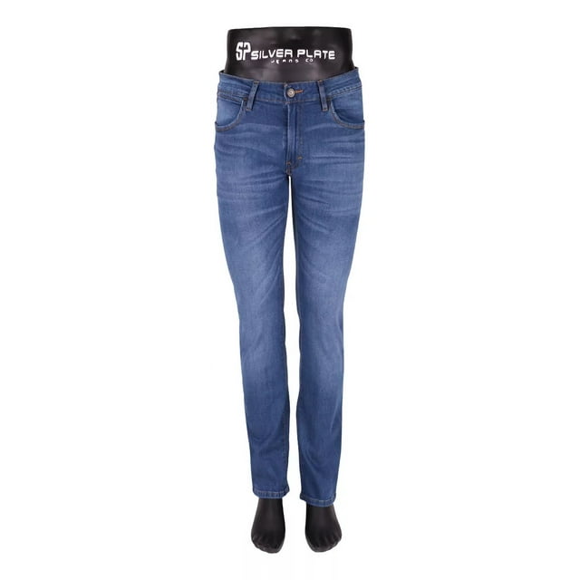 Pantalon Crotch 180807c Silver Plate Jeans Hombre Reg. Slim