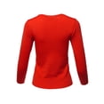 thumbnail image 3 of A2Y Women's Basic Casual Colorful 3/4 Sleeve Knit Pullover Sweator Top Tomato M, 3 of 6