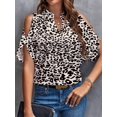 thumbnail image 4 of Blusa HyboMluo de moda de verano con estampado floral y hombros descubiertos para mujer, 4 of 5