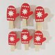 thumbnail image 4 of Mini pinzas para ropa YONGSHENG clips de madera navideños 100 piezas, 4 of 5