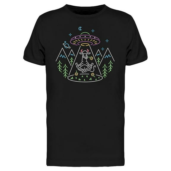 Meditation Elevation Cow Zen T-Shirt Men -Image by Shutterstock, Male XX-Large