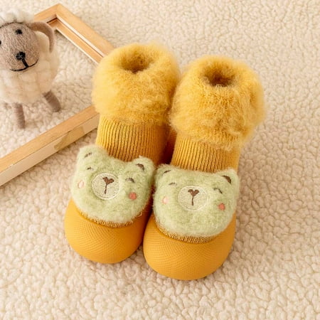 

LEEy-World Girls Fashion Toddler Soft Elastic Casual First Shoes Socks Solid Indoor Walkers Baby Baby Shoes