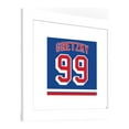 thumbnail image 2 of Gallery Pops Wayne Gretzky - Number 99 New York Rangers Jersey Wall Art, White Framed Version, 12" x 12", 2 of 6