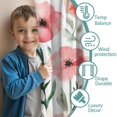 thumbnail image 3 of Blackout Kids Curtains,Pioneer Flower Pattern Childrens Insulated Curtains Set Of 2,Bedroom Essentials,Toddler Room Decor 52x84in(132x213cm), 3 of 4