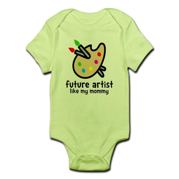CafePress - Artist Mom Infant Bodysuit - Baby Light Bodysuit