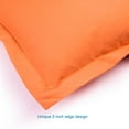 thumbnail image 3 of Flxxie Ultra Soft Microfiber Pillow Shams Set of 2, Queen 20" x 30", Orange, 3 of 6