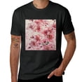 thumbnail image 2 of PIKWEEK  Cherry Blossom Wall: Spring Blossoms Bloom Cherry Blossoms, Design Shirts, Art Display, T-shirt Lover Gifts Leisure and Breathable Men, Women, Boys, Girls, Children Black, 2 of 4