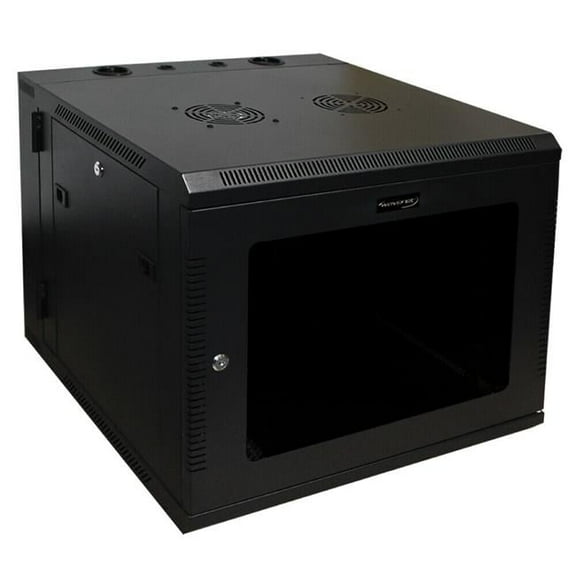 Cmple Wavenet - 9U Server Wall Mount Cabinet, 24-Inch Depth, Swing-Out Network E