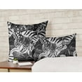thumbnail image 2 of Vargottam Square Pillow Cover - Decorative Pillow Covers18x18 Inches,PrintedWhite & BlackThemePillowcase, DecorativeSquareCushionCovers, 2 of 4