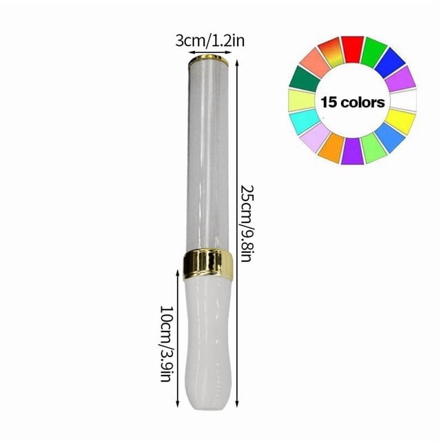 LED Concert Light Stick, Portable Glow Stick Support Rod for Wedding, Party, Festival and Event Use