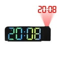 thumbnail image 1 of HOARBOEG Projection Digital Alarm Clock For Bedroom Colorful LED Alarm Clock For Bedrooms With 12/24H Snooze Mirror LED Alarm Clock Clearance Sale, 1 of 6