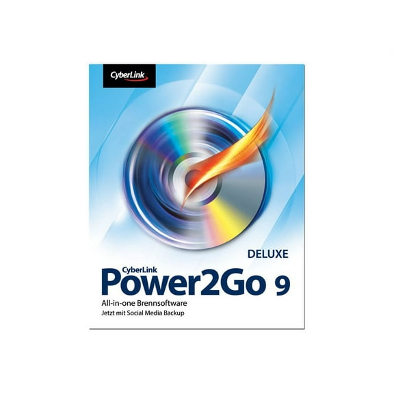 CyberLink Power2Go Deluxe - (v. 9) - license - download - Win
