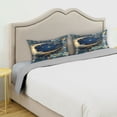 thumbnail image 4 of Ryvnso Satin Pillowcase Mandala Moon Flowers Pillow Cases Standard Size 26x20in, 4 of 6