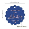 thumbnail image 6 of Inkdotpot Real Rose Gold Foil Thank You For Celebrating With Us Bridal Shower-Baby Shower-Retirement-Wedding-Birthday Tags Favor Hang Paper Tags 50 Pieces, 6 of 7